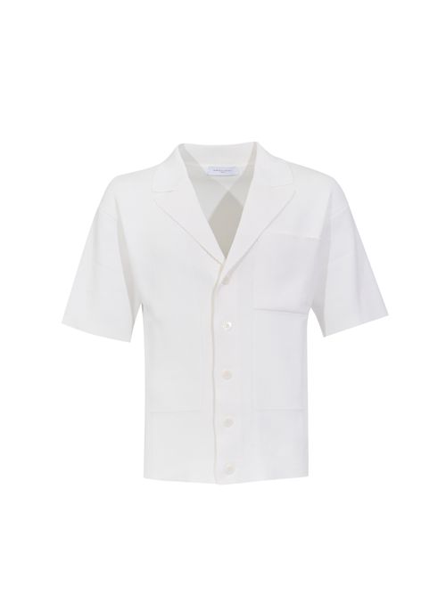 Camicia in maglia di cotone Panna DANIELE FIESOLI | DF 3060PANNA